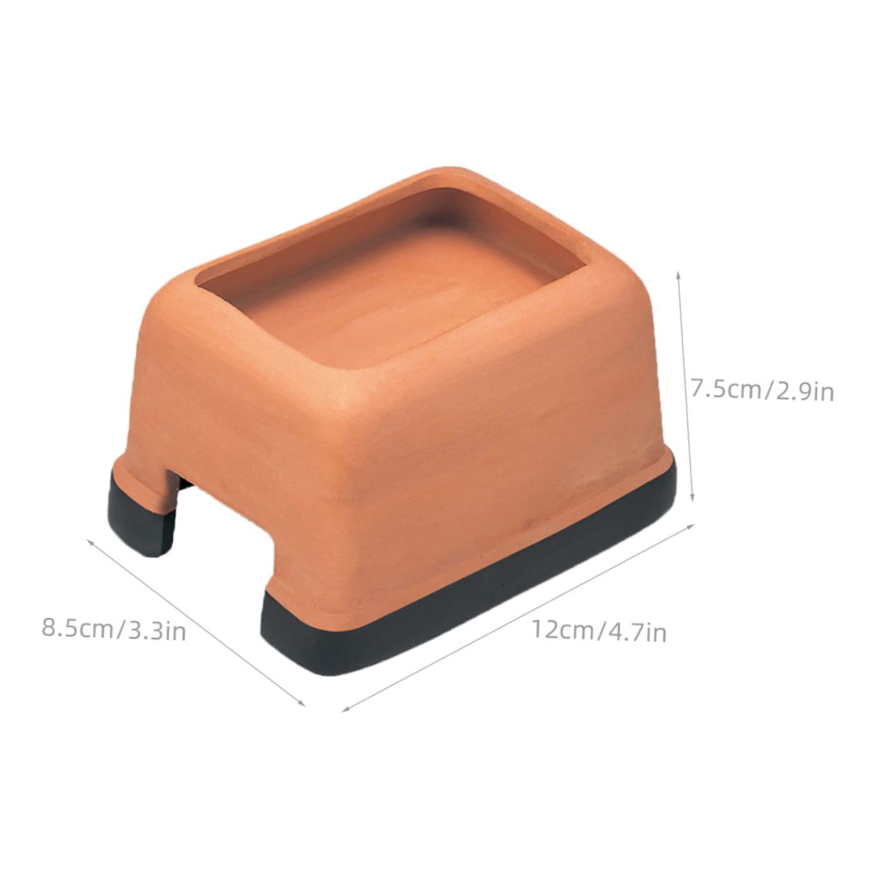 Caverna Umidificante Per Rettili Ceramica Rifugio Simulato Per Lucertole e Tartarughe Decorazione Terrario Resistente e Salubre Per Animali Striscianti