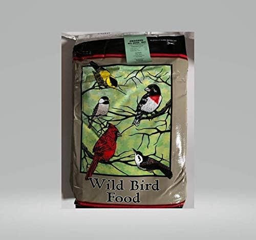 No Mess Bird Seed Mix – 40 lb Bag – All-Natural, Premium Wild Bird Food – Attracts Finches, Cardinals, Jays & More – Shell-Free, Easy Cleanup – Ideal for Feeders & Ground Feeding
