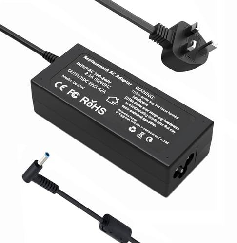 65W 45W HP Laptop Charger for HP Pavilion x360 11 13 14 15 17,Envy 13 15 X360,Elitebook 840 G5, ProBook Chromebook Stream Series,Spectre 710412-001 Laptop Power Supply (4.5mm * 3mm)