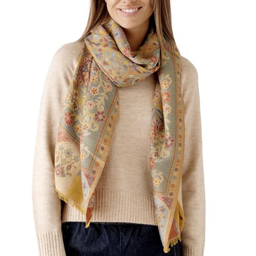 Scarf for Women Spanish Design Elegant Long Shawl Scarves for Summer Fall