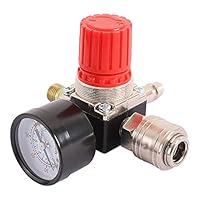 Regolatore Aria Compressa NANPU 1/4 BSPP - Manometro 0-16 Bar, Lega Di Zinco - Foto 9