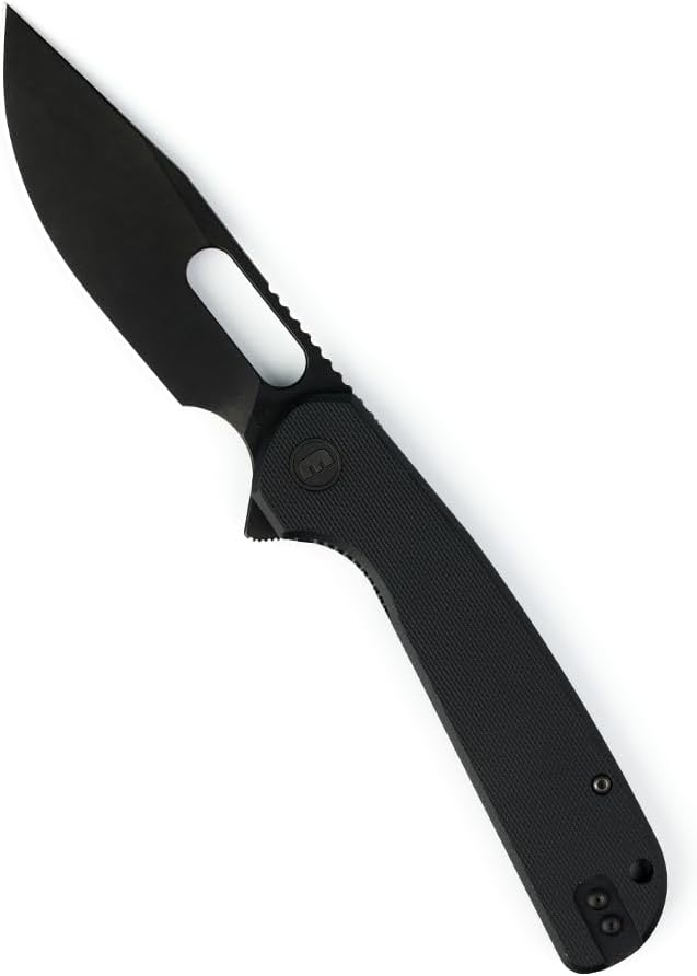 LIONGMAH Lightweight Folding Pocket knife, G10 Handle Small EDC Knife with Pocket Clip for Men Women, Sharp Camping Survival Huntng Knives (Right-handed version)