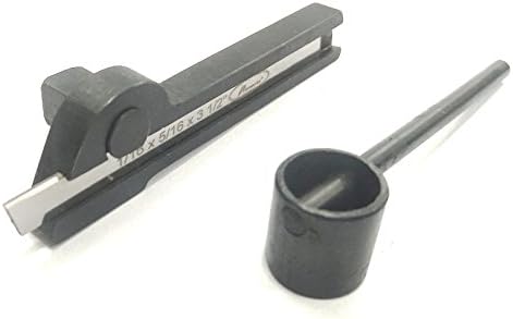 Lathe Parting Tool Holder with Blade 1/16" x 5/16" x 3-1/2"