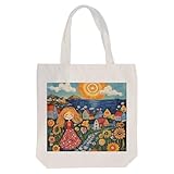 Dimensions : 38,1 x 41,4 cm. Longueur de la poignée : 29 cm. Le sac fourre-tout est assez grand pour ranger tous les effets personnels quotidiens dont vous avez besoin.