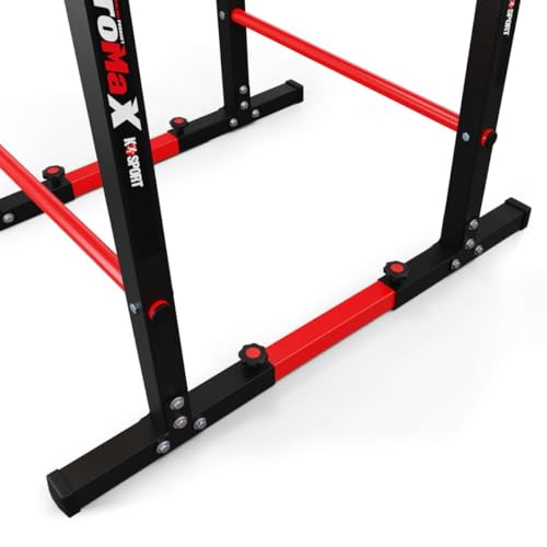 K-Sport Heavy Duty Dip Bar Stand | Adjustable Multi Function Parallel Bars & Calisthenics Station | 290kg Max Load | Home Gym Equipment for Upper Body Workout Strength Training (Parallettes) EU Made - Image 4