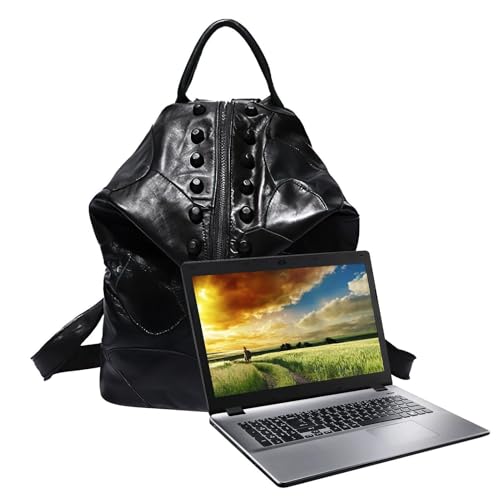 Sac en cuir sac de livres de travail au design bohème raffiné