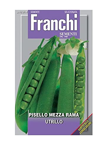 Franchi Sementi di qualità di Piselli Mezza Rama Varietà Utrillo da 200gr