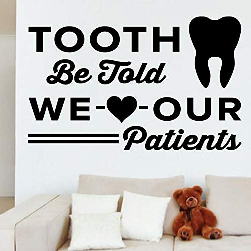 LYOMAN® Dental Tools Tooth Shape Vinyl Dentist Office Wall Murals Art Teeth Stickers Removable Dental Decor Decoration Pictures-image-27