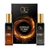Intense. Flame Combo | Smokey & Gallant Intense | Luxury Fragrances Long lasting, Premium Perfume for Men | For All Occasions | Gift For Men, 40 ml, Pack of 2