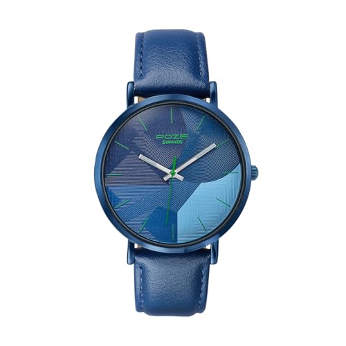 Image of Sonata Poze 9 with Quartz Analog Watch for Men