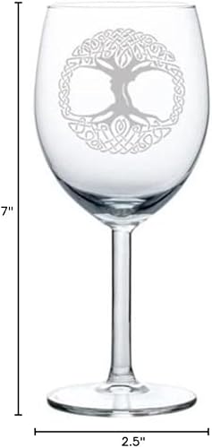 Miniatura 2 de MIP Brand Copa de vino Cáliz Celtic Tree Of Life Irish (10 oz)