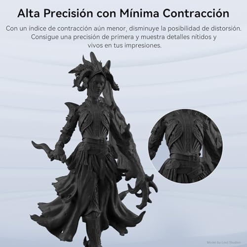 Anycubic Resina Estándar V2 para Impresoras 3D 1kg Negra - Fernando Cortés