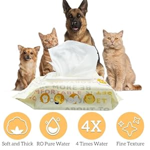 Hamiledyi Pet Wipes for Dogs 6 Packs of 80 Count Cats Paws Feet Wipe Soft Thick Puppy Grooming Wipes with Lids for Quick Cleaning Butt Feet Ears Eyes Nose Cucciolini Doodles Hamiledyi pet wipes for dogs 6 packs of 80 count cats paws feet wipe soft thick puppy grooming wipes with lids for quick cleaning butt feet ears eyes nose cucciolini doodles