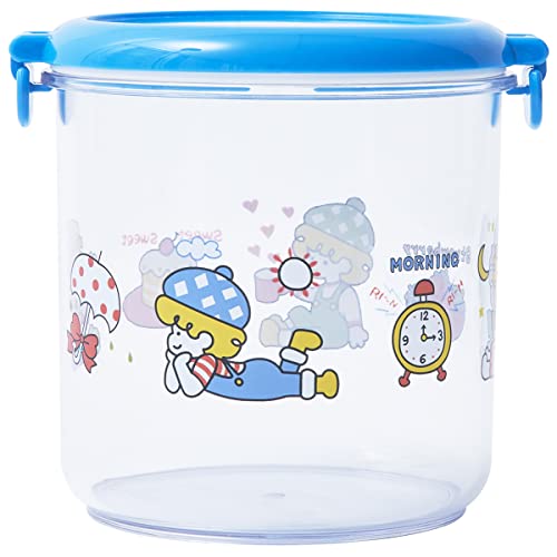 シモジマ キャニスター 保存容器 800ml ストップペイル モーニング キャラクター 日本製 (モーニング)