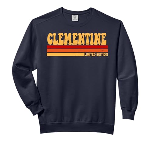 Clementine Name Personalized Idea Women Vintage Clementine Comfort Colors Adult