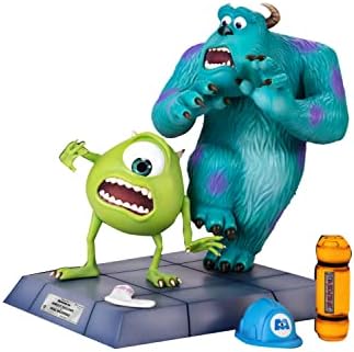 Beast Kingdom Monsters Inc.: James P. Sullivan & Mike Wazowski MC-042 Master Craft Statue,Multicolor