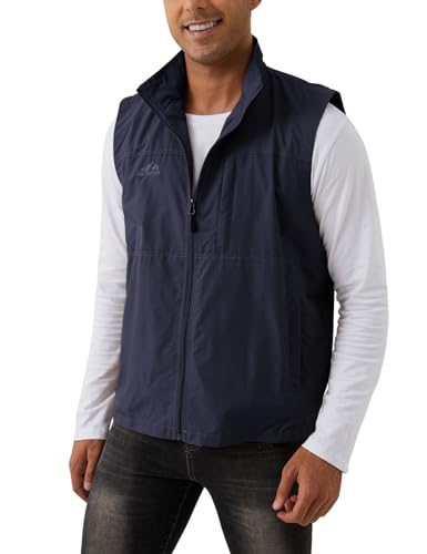 Image of Gihuo Men's Fishing Vest Utility Vest Casual Outdoor Quick Dry Safari Travel Golf Vest Work Vest