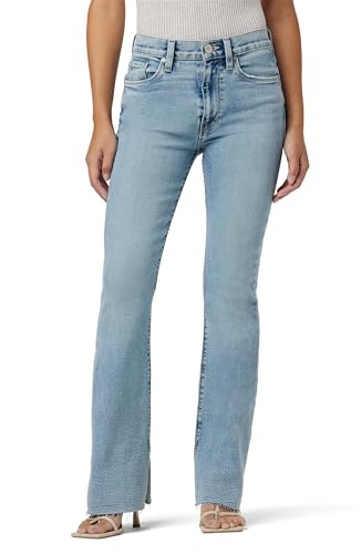 Jean bootcut petite taille haute Barbara pantalon denim bleu femme