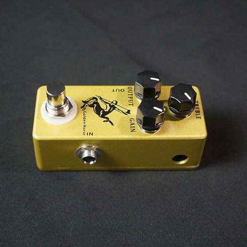 Pédale d'effets guitare overdrive avec dérivation matérielle pure