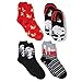 Peanuts Women's Snoopy Classics 4 Pack Crew & Slipper Socks Gift Box