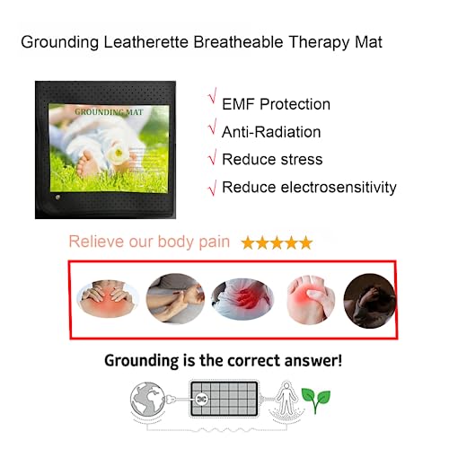 Grounding Mat Kit, Breathing Grounding Mats Plus Ground Cord Grounding Products For Efficient Sleep, Reduce Stress Sleeping Sheets Pad (54"X78" Size)… #TOP5