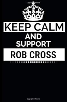 Keep Calm and Support : Blank Lined Rob Cross Notebook Journal 6X9 Great Gift Idea for Birthday, True Darts Lovers, for Scorekeeping