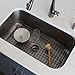 Better Houseware Sink Protectors for Kitchen Sink, Protective Metal Grid, 24.125x12.75x1 inches, Black Kitchen Sink Mat to Shield Sink Base from Scratches, Rust-Resistant Coating, XL
