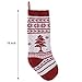 JOYIN 3 Pack 18” Knit Christmas Stockings, Reindeer/Christmas Tree/Snow Flakes Knitted Stocking Decorations for Holiday Tree Decor