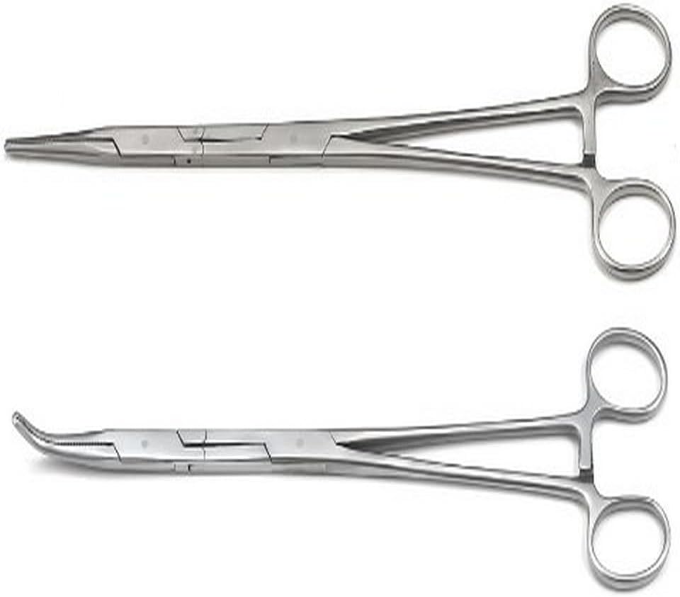 GEARWRENCH 2 Pc. Double-X Straight and 45° Hemostat Plier Set - 82111