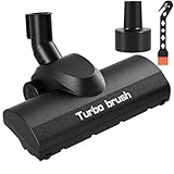 Turbo Brush Head Shop Vac Accessory 1.25' with 2.5' Hose Adapter, as 1-1/4'...