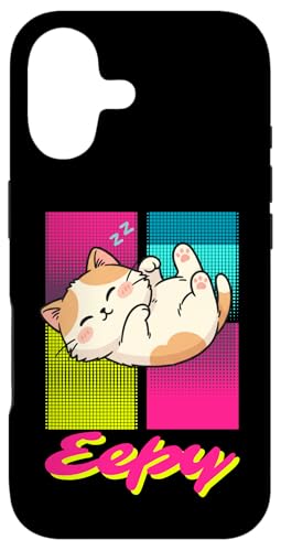 Eepy Cat ���g�� ���I ���� �L�e�B �L���[�g �~�[�� �f�U�C�� �X�}�z�P�[�X iPhone 17 �p
