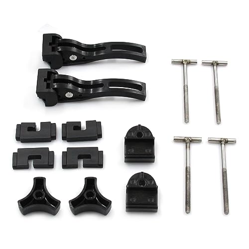 Universal Replacement and Accessories Part Kit Fixing Accessories Replacement for Hard Tri-fold & Quad-fold Truck Bed Cover(2 X Rear Clamp)