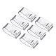 PATIKIL Bettbezug-Clips, 6 Stück, Keine Stifte, Kunststoff-Bettdecken-Clips, hält Eckverschlüsse, Quilt-Fixierer für Clips, Bettlaken-Befestigungs-Clips, transparent