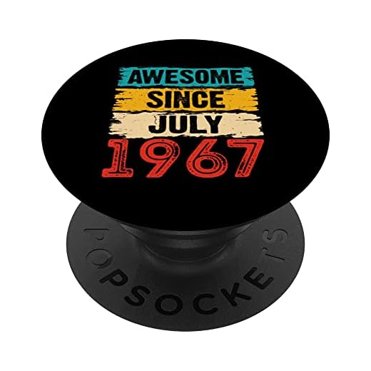 Regalos de 56 años impresionantes desde julio de 1967 PopSockets PopGrip Intercambiable