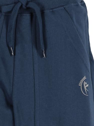 Image of KiddoPanti Boys Solid Fleece Track Pants | Cotton Poly Fleece Fabric | Ankle Length Bottom Rib | 2 Front Patch Pocket | Elastic Waist & Drawcord | Jogger Track Pants for Boys