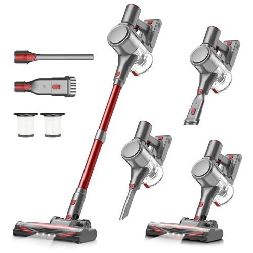Vacuum Cleaners for Home, 580W/55Kpa Cordless Vacuum Cleaner for Pet Hair