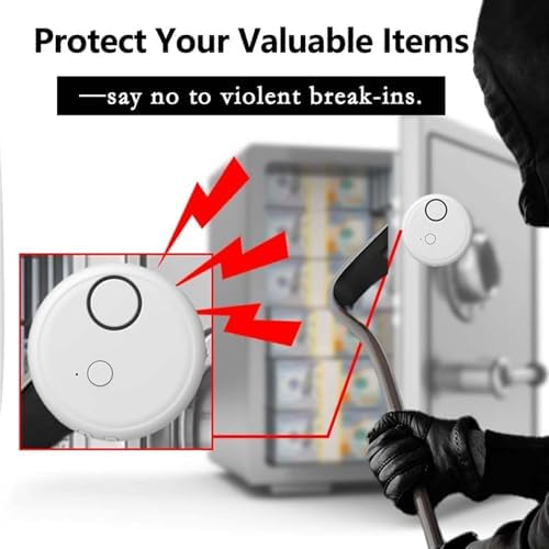 Decumeby Window Alarm System, Ultra Loud 130dB Alarms, 5 Adjustable Sensitivity, Burglar Alert Glass Break Sensor for Home Dormitory Vehicle - 3