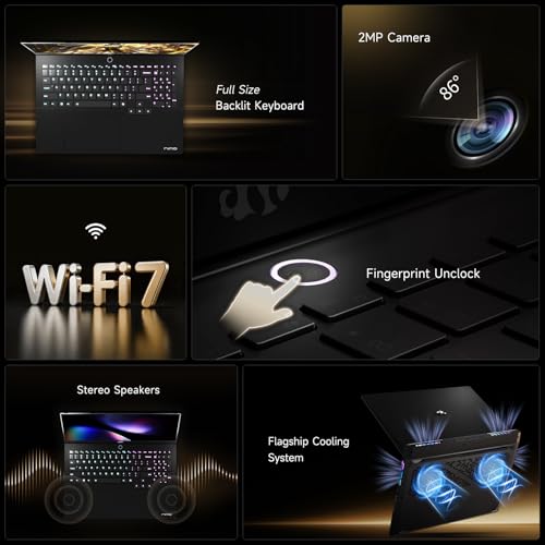 Image of NIMO 16 inch AI Workstation Laptop, AMD Ryzen Max+ 395 128GB LPDDR5X 4TB SSD