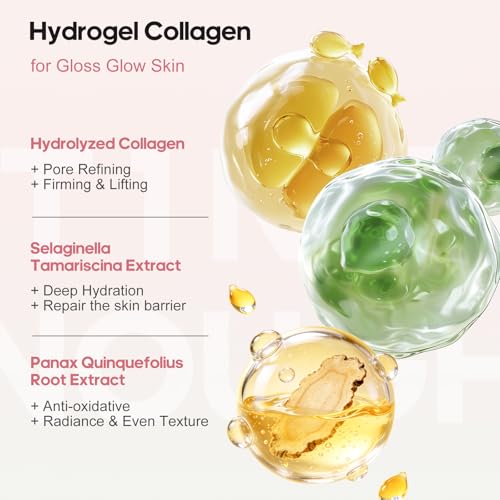 NLQ Intensive Collagen Deep Mask Skincare, Hydrating Overnight Face Mask for Glass Skin, Pore Refining, Firming & Plumping, Travel Essentials and Beauty Care | 1.05oz(30g) x 5ea