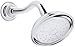KOHLER K-72774-CP Artifacts Single-function 2.0 gpm showerhead with Katalyst spray, Less Showerarm and Flange, Polished Chrome