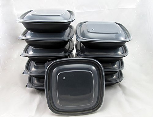 MICROWAVE-SAFE with Vented Lid Freezer Containers ~ perfect for PORTION CONTROL MEAL PREP