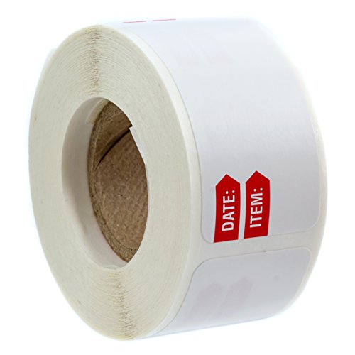 250 Freezer Labels / 1" x 2" Restaurant Quality Freezer Labels/Food Prep Labels/Made in The USA