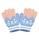 Bauchtanz Oberteile Rot Mit Silber Gestrickte Siebhandschuh Bedruckt Winter-Telefon Kinder-Gürtel warm Handschuh Dicke Creative Mobile Mode Kostüm Teufel