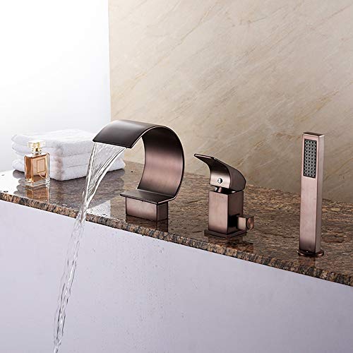 Robinet lavabo cascade LED contre les brûlures en salle de bain