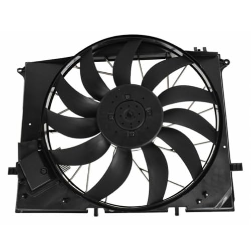 MAPHRWZ Engine Radiator Cooling Fan Blade Assembly Blade for Benz for CL500 2003-2006 for CL55 AMG 2002 for S350 2006 for S430 2001-2006 for S500 2001-2006 for S55 AMG 2001-2002 HVA02270