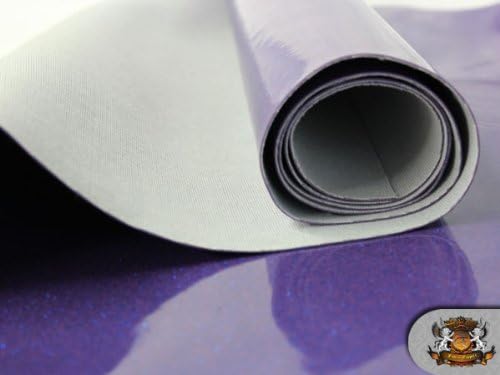 Miniatura 2 de The Yard - Tela de tapicería de piel falsa lavanda con brillo de vinilo