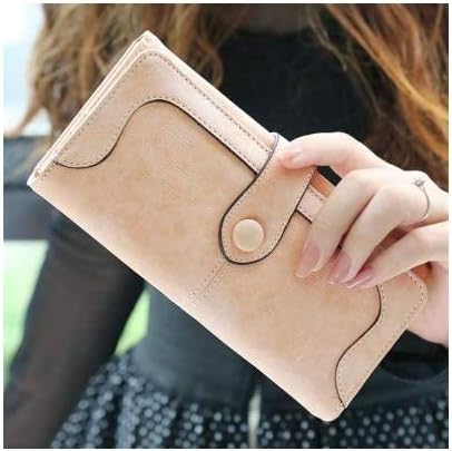 Leather Wallet Leather Women's Wallet Matte Suede Long Purse Clutch for Ladies Large Capacity Fashion Coin Pocket Card Holder Large Capacity