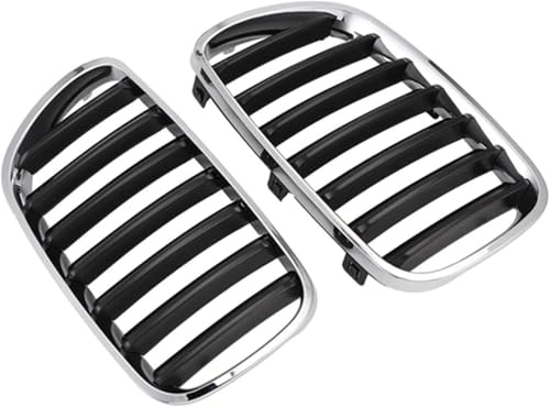 Parrilla de riñón doble BMW X3 E83 2004-2006 rejilla antiniebla delantera coche