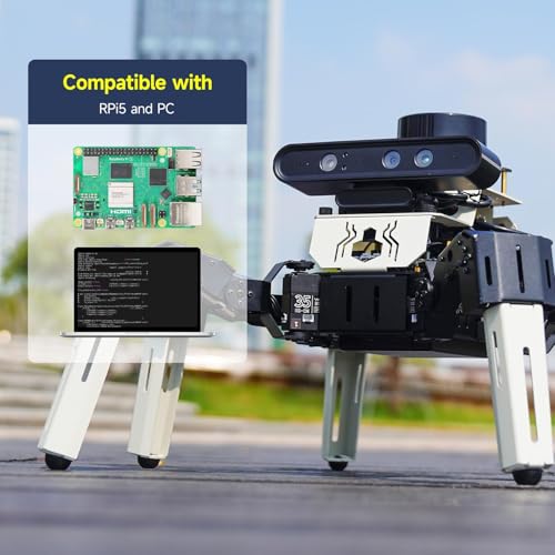 Image of Yahboom ROS2 Robotics Programming Develop Six-Legged Robots Raspberry Pi AI Large Model Voice Module, LiDAR, Servos,Supports SLAM Mapping Navigation