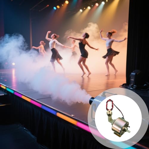 Bomba de aceite de 18W para máquina de humo, motor AC 110V con carcasa metálica de cobre y aluminio, compatible con máquinas de humo y atomizadores, rendimiento estable miniatura 3